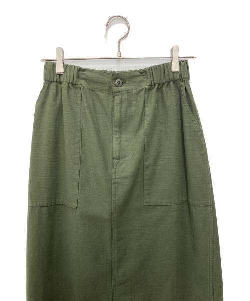 kha:ki（カーキ）kha:ki (カーキ) ファティーグスカート カーキ サイズ:2の古着・服飾アイテム