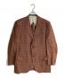 SUPERARE（スペラーレ）の古着「リネンテーラードジャケット」｜ブラウン