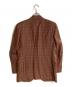 SUPERARE (スペラーレ) リネンテーラードジャケット ブラウン サイズ:48Ⅼ：7000円