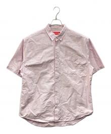 SUPREME（シュプリーム）の古着「25SSルーズフィットオックスフォード半袖ストライプシャツ」｜ピンク