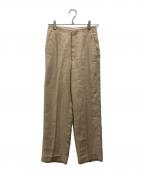 UNITED ARROWS TOKYOユナイテッドアローズトウキョウ）の古着「センタープレスパンツ」｜ベージュ