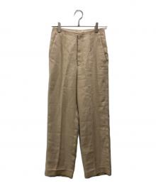 UNITED ARROWS TOKYO（ユナイテッドアローズトウキョウ）の古着「センタープレスパンツ」｜ベージュ