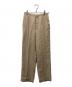 UNITED ARROWS TOKYO（ユナイテッドアローズトウキョウ）の古着「センタープレスパンツ」｜ベージュ