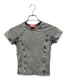 DIESEL（ディーゼル）の古着「フェード加工ミニカットソー」｜グレー