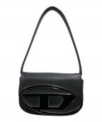 DIESELディーゼル）の古着「1DRプレートワンショルダーバッグ」｜ブラック