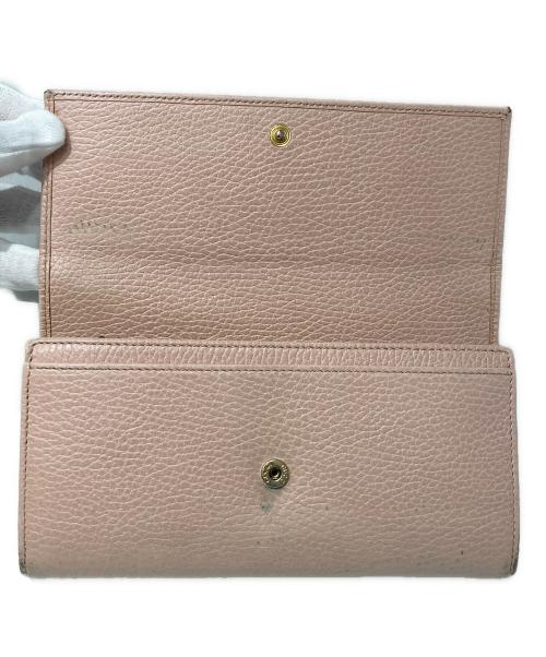 GUCCI（グッチ）GUCCI (グッチ) 長財布 ピンクの古着・服飾アイテム