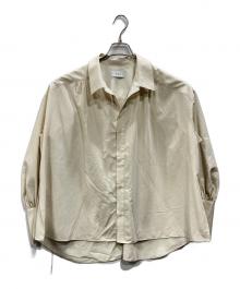 Adam et Rope（アダム エ ロペ）の古着「コードギャザーシャツ」｜ベージュ
