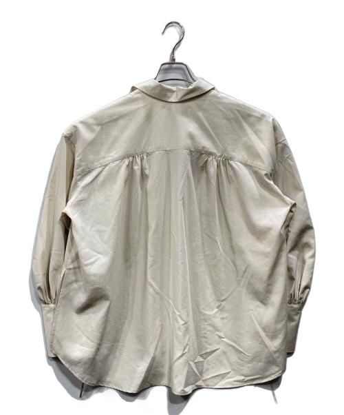 Adam et Rope（アダム エ ロペ）Adam et Rope (アダム エ ロペ) コードギャザーシャツ ベージュ サイズ:Fの古着・服飾アイテム