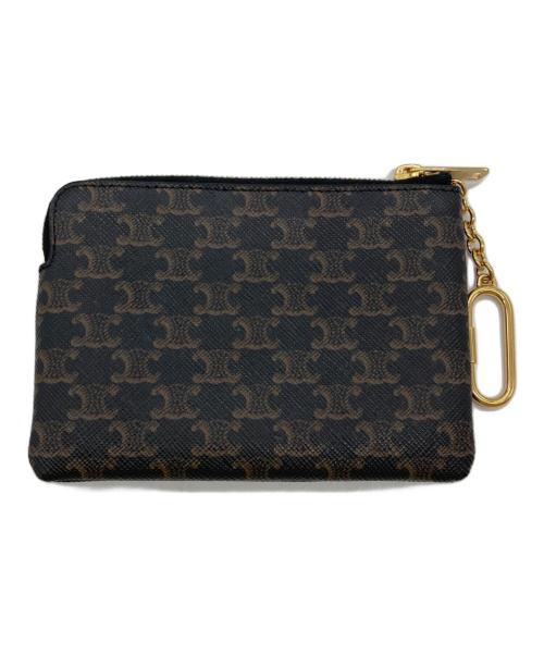 CELINE（セリーヌ）CELINE (セリーヌ) コイン＆カードケーストリオンフキャンバス ブラウンの古着・服飾アイテム
