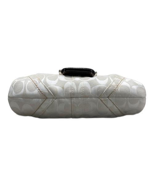 COACH（コーチ）COACH (コーチ) ソーホーシグネチャーワンショルダーバッグ ホワイトの古着・服飾アイテム