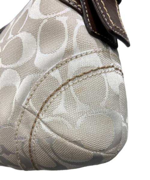 COACH（コーチ）COACH (コーチ) ソーホーシグネチャーワンショルダーバッグ ホワイトの古着・服飾アイテム