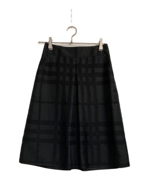 BURBERRY LONDON（バーバリーロンドン）BURBERRY LONDON (バーバリーロンドン) チェックスカート ネイビー サイズ:36 未使用品の古着・服飾アイテム