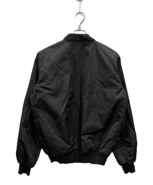 PRADA（プラダ）PRADA (プラダ) RE-NYLON プレートロゴボンバージャケット ブラック サイズ:50の古着・服飾アイテム
