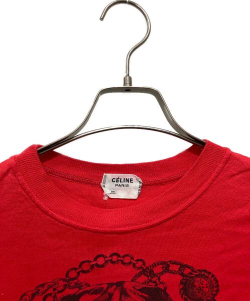 CELINE（セリーヌ）CELINE (セリーヌ) プリントTシャツ ブラック サイズ:38の古着・服飾アイテム