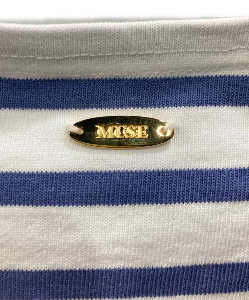 MUSE（ミューズ）MUSE (ミューズ) HAZYBORDER プルオーバー ホワイト サイズ:不明の古着・服飾アイテム