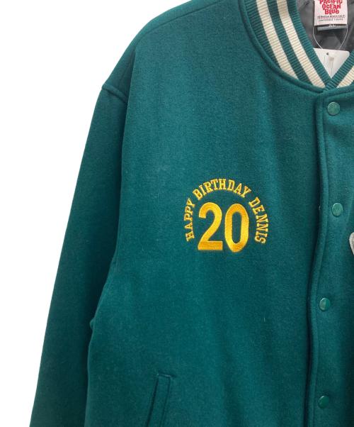 PACIFIC OCEAN BLUE（パシフィックオーシャンブルー）PACIFIC OCEAN BLUE (パシフィックオーシャンブルー) スタジャン グリーン サイズ:XL 未使用品の古着・服飾アイテム