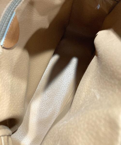 CELINE（セリーヌ）CELINE (セリーヌ) マカダムハンドバッグ ブラウンの古着・服飾アイテム