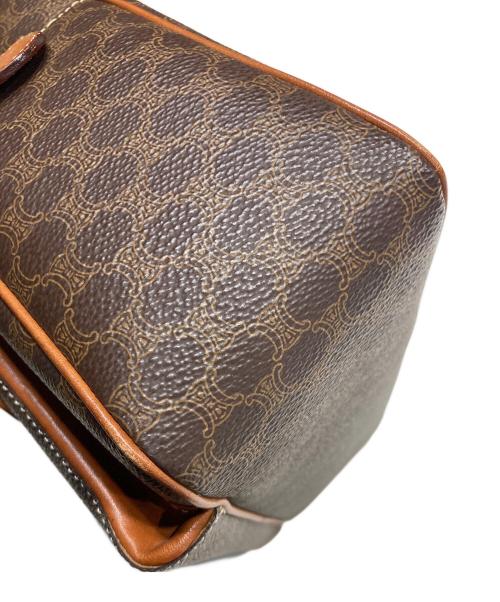 CELINE（セリーヌ）CELINE (セリーヌ) マカダムハンドバッグ ブラウンの古着・服飾アイテム