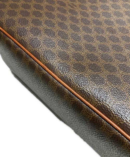 CELINE（セリーヌ）CELINE (セリーヌ) マカダムハンドバッグ ブラウンの古着・服飾アイテム