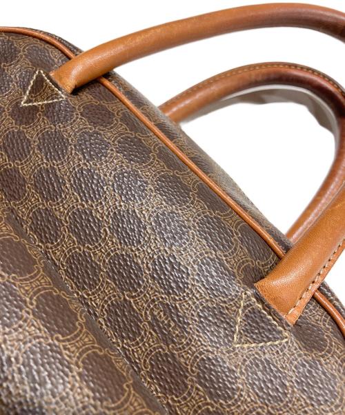 CELINE（セリーヌ）CELINE (セリーヌ) マカダムハンドバッグ ブラウンの古着・服飾アイテム