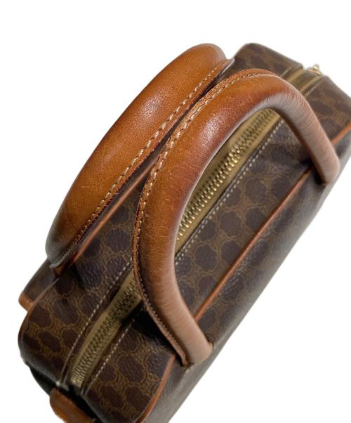 CELINE（セリーヌ）CELINE (セリーヌ) マカダムハンドバッグ ブラウンの古着・服飾アイテム