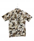 KENZOケンゾー）の古着「トロピックカモボタンシャツドレス」｜ベージュ