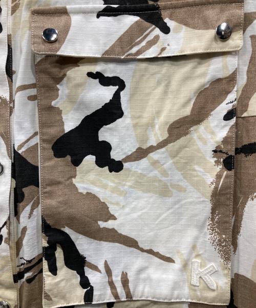 KENZO（ケンゾー）KENZO (ケンゾー) トロピックカモボタンシャツドレス ベージュ サイズ:36の古着・服飾アイテム