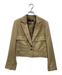 JOURNAL STANDARD（ジャーナルスタンダード）の古着「クロップドツイルジャケット」｜ベージュ