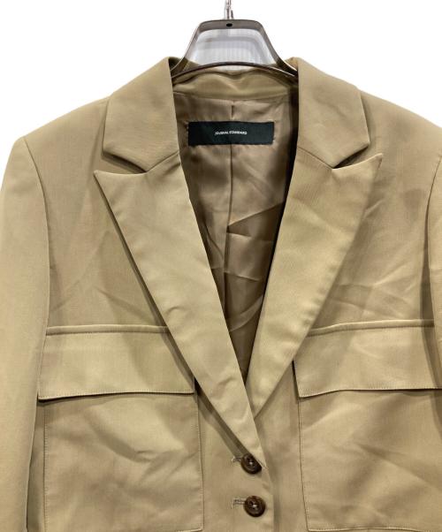JOURNAL STANDARD（ジャーナルスタンダード）JOURNAL STANDARD (ジャーナルスタンダード) クロップドツイルジャケット ベージュ サイズ:不明の古着・服飾アイテム