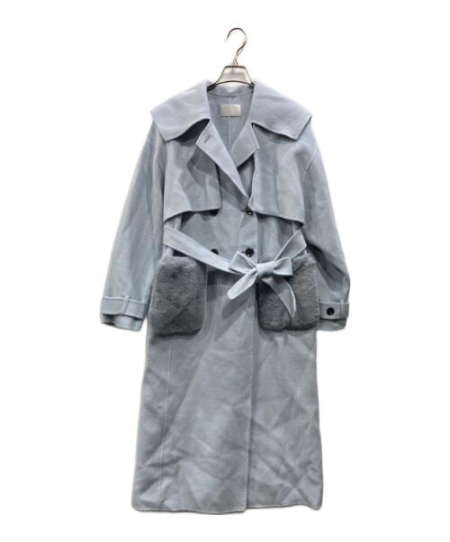 CELFORD（セルフォード）CELFORD (セルフォード) 3wayリバートレンチコート スカイブルー サイズ:SIZE 38の古着・服飾アイテム