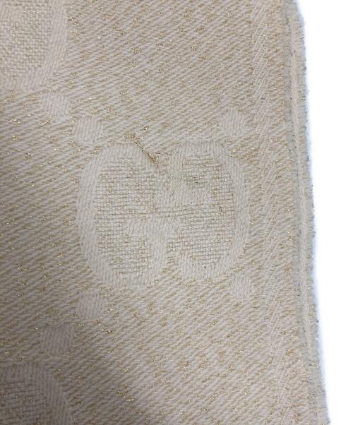 GUCCI（グッチ）GUCCI (グッチ) GGフリンジストール ベージュの古着・服飾アイテム