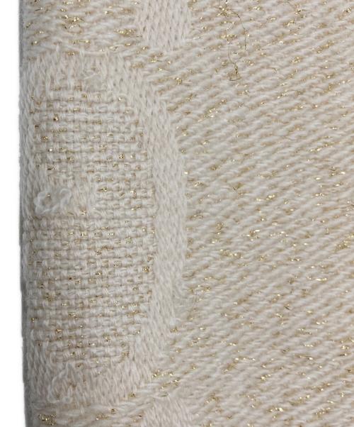 GUCCI（グッチ）GUCCI (グッチ) GGフリンジストール ベージュの古着・服飾アイテム