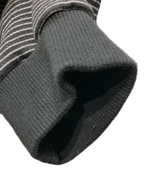 The Ennoy Professional（ザ エンノイ プロフェッショナル）The Ennoy Professional (ザ エンノイ プロフェッショナル) Border Crew Neck Sweat ブラック×ホワイト サイズ:XLの古着・服飾アイテム