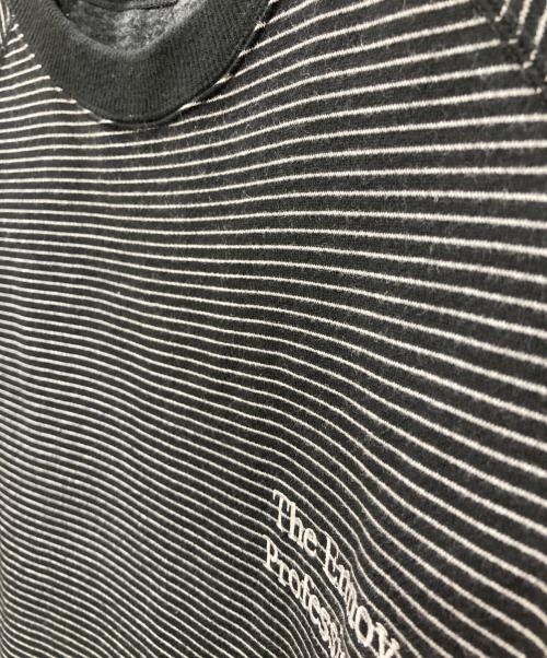 The Ennoy Professional（ザ エンノイ プロフェッショナル）The Ennoy Professional (ザ エンノイ プロフェッショナル) Border Crew Neck Sweat ブラック×ホワイト サイズ:XLの古着・服飾アイテム