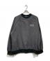 The Ennoy Professional（ザ エンノイ プロフェッショナル）の古着「Border Crew Neck Sweat」｜ブラック×ホワイト