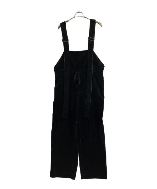 SHAREEF（シャリーフ）SHAREEF (シャリーフ) コーデュロイオーバーオール ブラック サイズ:2の古着・服飾アイテム