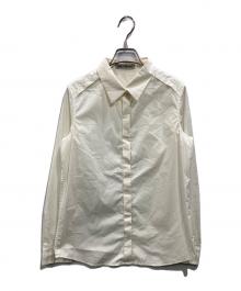 ISSEY MIYAKE（イッセイミヤケ）の古着「比翼シャツ」｜ホワイト