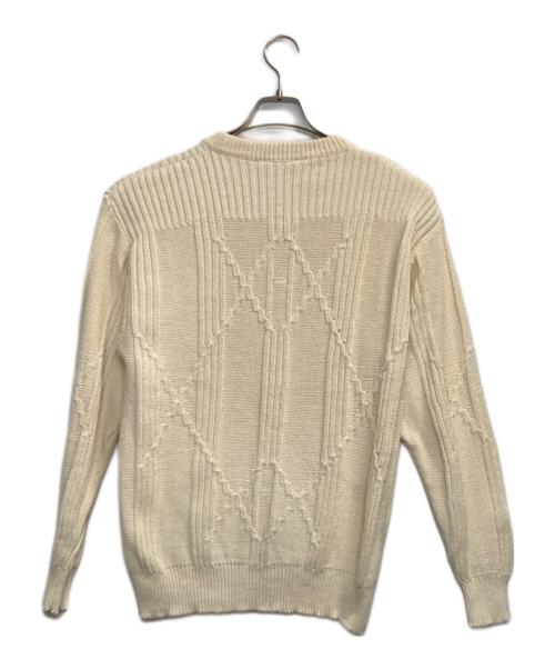 HERMES（エルメス）HERMES (エルメス) リネンコットンケーブルニット ベージュ サイズ:54の古着・服飾アイテム