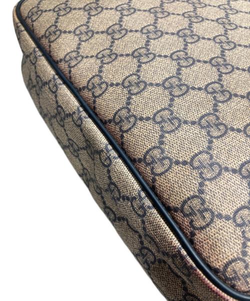 GUCCI（グッチ）GUCCI (グッチ) GGスプリームショルダーバッグ ベージュ×ネイビー サイズ:-の古着・服飾アイテム