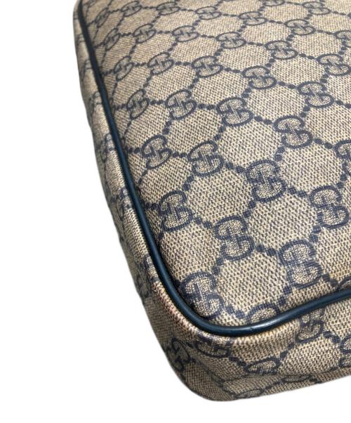 GUCCI（グッチ）GUCCI (グッチ) GGスプリームショルダーバッグ ベージュ×ネイビー サイズ:-の古着・服飾アイテム