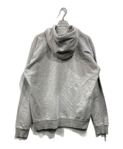 DIESEL（ディーゼル）DIESEL (ディーゼル) ロゴパッチパーカー グレー サイズ:Lの古着・服飾アイテム