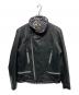 NEIGHBORHOOD（ネイバーフッド）の古着「THUNDERBOLTダブルライダースジャケット」｜ブラック