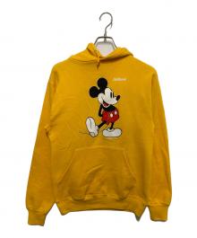 JERZEES'（ジャージーズ）の古着「80’sミッキープリントパーカー」｜イエロー