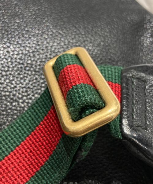 GUCCI（グッチ）GUCCI (グッチ) シェリーラインロゴプリントボディーバッグ ブラック サイズ:-の古着・服飾アイテム