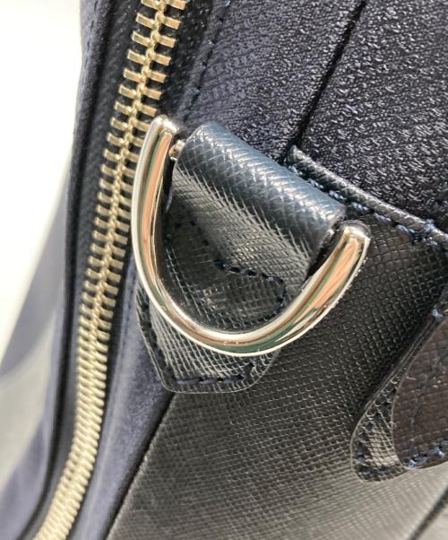 PELLE MORBIDA（ペッレモルビダ）PELLE MORBIDA (ペッレモルビダ) キャピターノブリーフバッグ ネイビーの古着・服飾アイテム