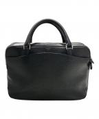 PELLE MORBIDAペッレモルビダ）の古着「キャピターノ2室ブリーフバッグ」｜ブラック