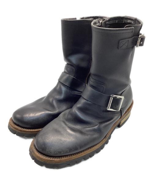 SLOW WEAR LION（スローウェアライオン）SLOW WEAR LION (スローウェアライオン) サイドジップブーツ ブラック サイズ:Lの古着・服飾アイテム