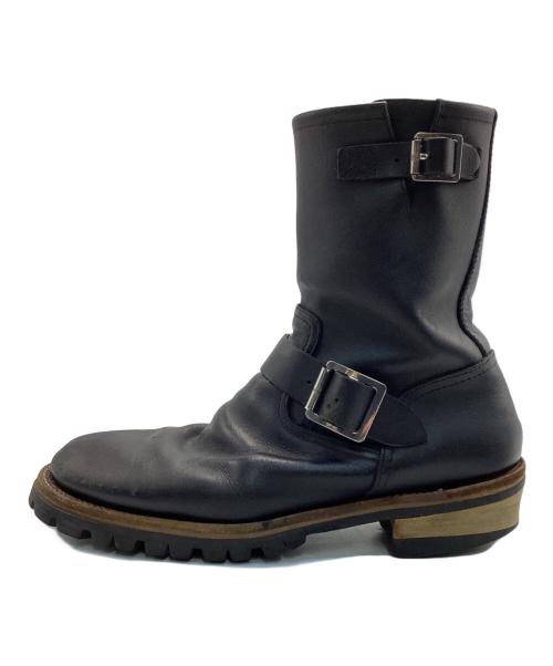 SLOW WEAR LION（スローウェアライオン）SLOW WEAR LION (スローウェアライオン) サイドジップブーツ ブラック サイズ:Lの古着・服飾アイテム