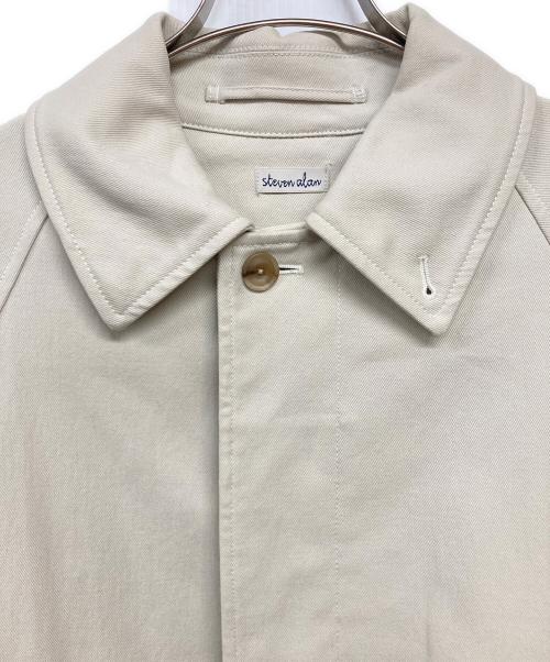STEVEN ALAN（スティーブンアラン）STEVEN ALAN (スティーブンアラン) BSH TWILL BALMACAAN COAT ベージュ サイズ:Sの古着・服飾アイテム