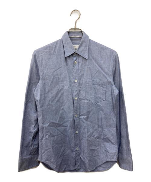 Maison Margiela（メゾンマルジェラ）Maison Margiela (メゾンマルジェラ) シャンブレーシャツ スカイブルー サイズ:38の古着・服飾アイテム